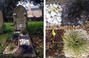floral grave design by Myrtle and Bloom